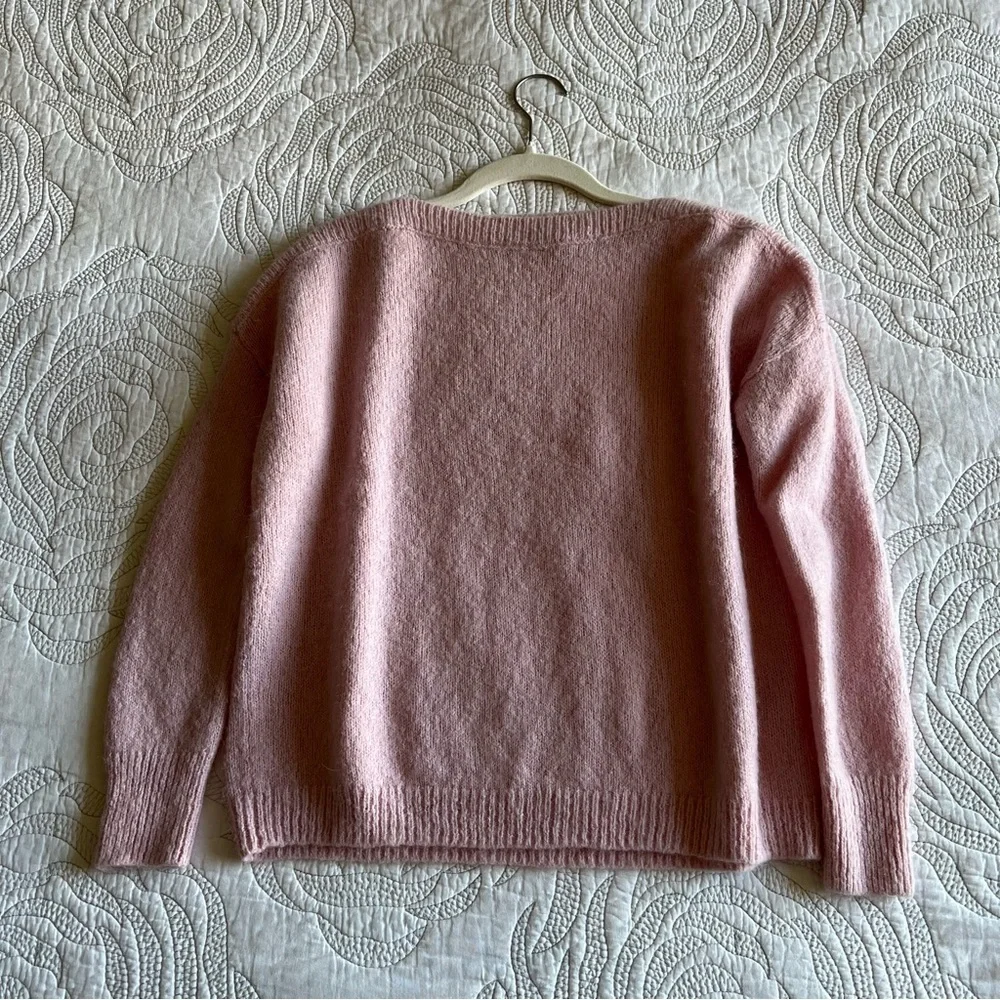 All Saints - Aris Wool and Alpaca-blend Jumper (Sweater) - Baby Pink
